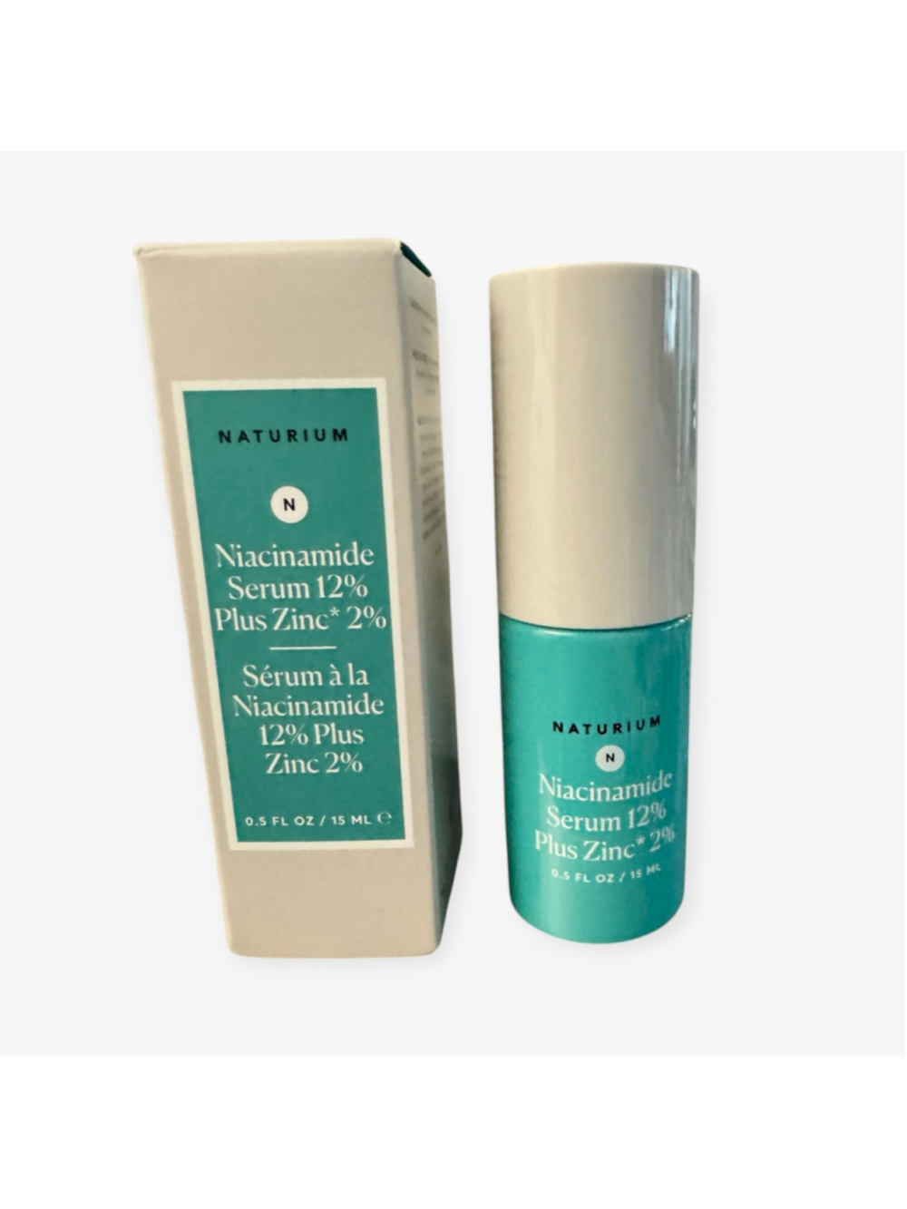 Naturium Niacinamide Serum 12% Plus Zinc 2%, 0.5ml Travel Sized Bottle